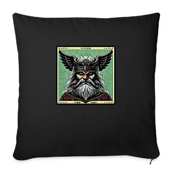 Odin's Legacy - Sofa pillowcase 17,3'' x 17,3'' (45 x 45 cm) - black - Front