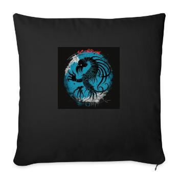 SKORPION STERNZEICHEN ZWEI - Sofakissenbezug 45 x 45 cm - Schwarz - Vorne