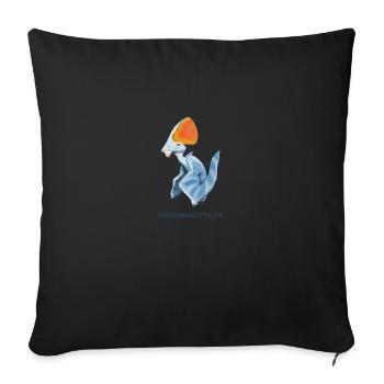 TUPANDACTYLUS - Sofa pillowcase 17,3'' x 17,3'' (45 x 45 cm) - black - Front