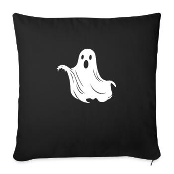 Ghost Ghosts Witching Hour Halloween - Sofa pillowcase 17,3'' x 17,3'' (45 x 45 cm) - black - Front
