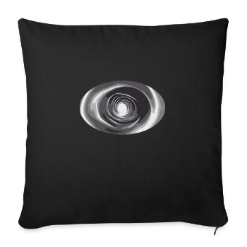 void 3 - Sofa pillowcase 17,3'' x 17,3'' (45 x 45 cm) - black - Front