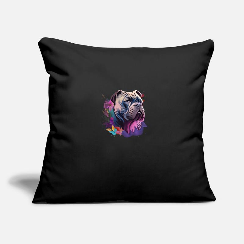 Cane corso Housse de coussin décorative 45 x 45 cm