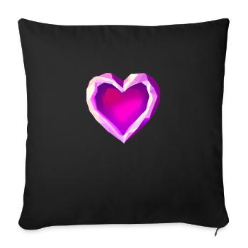 Mother's Day Engagement Love Valentine's Day Wedding - Sofa pillowcase 17,3'' x 17,3'' (45 x 45 cm) - black - Front