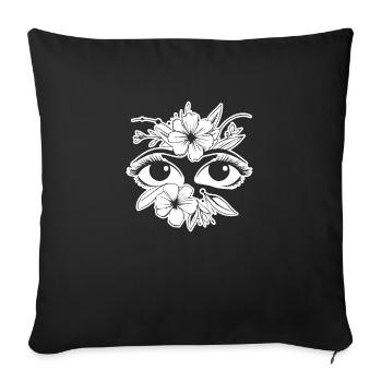 Ophtalmologiste Eye Eyes - Housse de coussin décorative 45 x 45 cm - noir - Devant