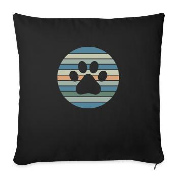 Dog Hund - Sofa pillowcase 17,3'' x 17,3'' (45 x 45 cm) - black - Front