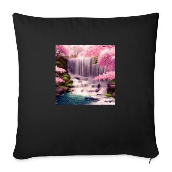 a great view - Sofa pillowcase 17,3'' x 17,3'' (45 x 45 cm) - black - Front