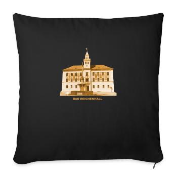 Bad Reichenhall Rathaus Oberbayern Heilbad Salz - Housse de coussin décorative 45 x 45 cm - noir - Devant