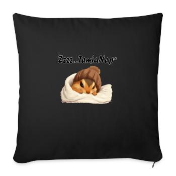 tamia nap - Housse de coussin décorative 45 x 45 cm - noir - Devant
