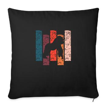 Gorilla gift Vintage - Sofa pillowcase 17,3'' x 17,3'' (45 x 45 cm) - black - Front
