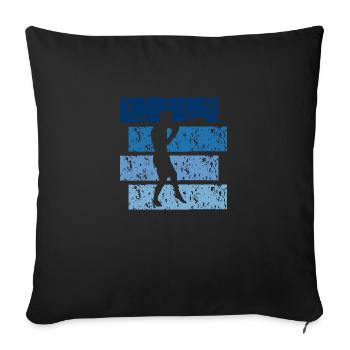 Boxe cadeau Vintage - Housse de coussin décorative 45 x 45 cm - noir - Devant
