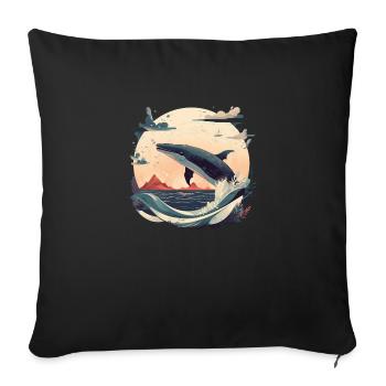 Election - Sofa pillowcase 17,3'' x 17,3'' (45 x 45 cm) - black - Front