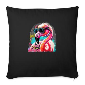 IMG 1480 - Housse de coussin décorative 45 x 45 cm - noir - Devant
