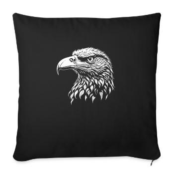 Majestic Flyer - Sofa pillowcase 17,3'' x 17,3'' (45 x 45 cm) - black - Front