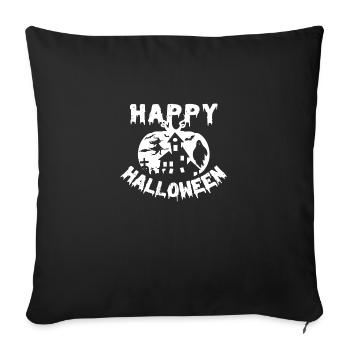 Happy Halloween - Sofakissenbezug 45 x 45 cm - Schwarz - Vorne