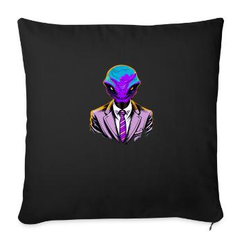 Alien Couture - Housse de coussin décorative 45 x 45 cm - noir - Devant