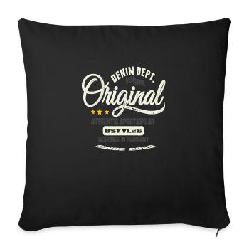 Original Sportswear - Sofa pillowcase 17,3'' x 17,3'' (45 x 45 cm) - black - Front