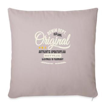 Vêtements de sport originaux - Housse de coussin décorative 45 x 45 cm - taupe clair - Devant