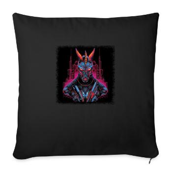 gift mythical creature humor jokes joke present - Sofa pillowcase 17,3'' x 17,3'' (45 x 45 cm) - black - Front