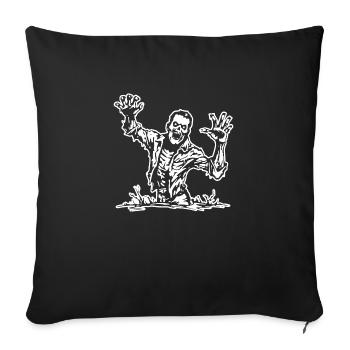 Zombie Undead Halloween Horror - Sofa pillowcase 17,3'' x 17,3'' (45 x 45 cm) - black - Front