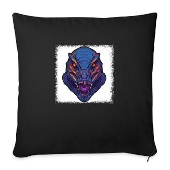 agriculture geek awesome joke animal funny sayings - Sofa pillowcase 17,3'' x 17,3'' (45 x 45 cm) - black - Front