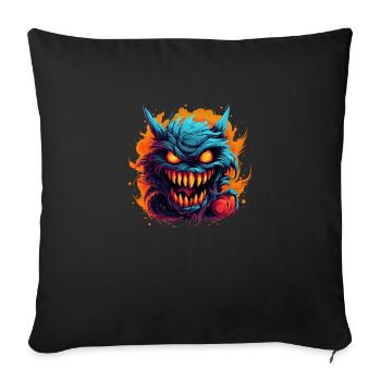 Halloween Monster - Sofakissenbezug 45 x 45 cm - Schwarz - Vorne