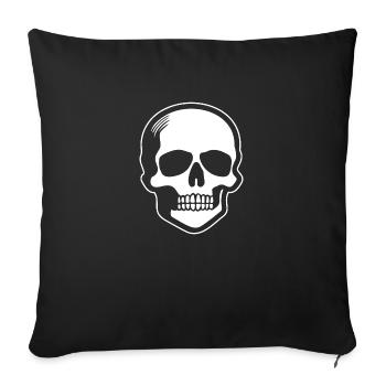 Skeleton Costume Bones Halloween Horreur - Housse de coussin décorative 45 x 45 cm - noir - Devant