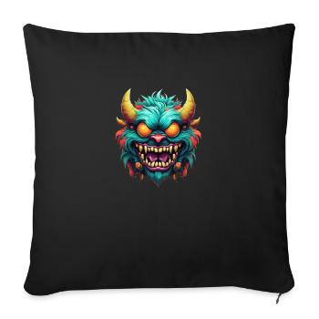 Evil Monster - Sofakissenbezug 45 x 45 cm - Schwarz - Vorne