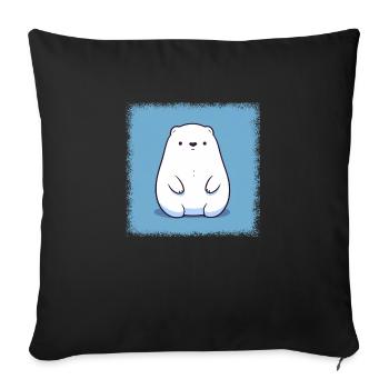 awesome coffee comic cool love funny - Sofa pillowcase 17,3'' x 17,3'' (45 x 45 cm) - black - Front