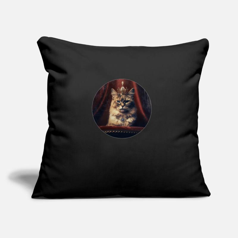 Royal Cat Sofa pillowcase 17,3'' x 17,3'' (45 x 45 cm)