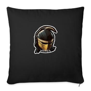 Le code du ninja - Housse de coussin décorative 45 x 45 cm - noir - Devant