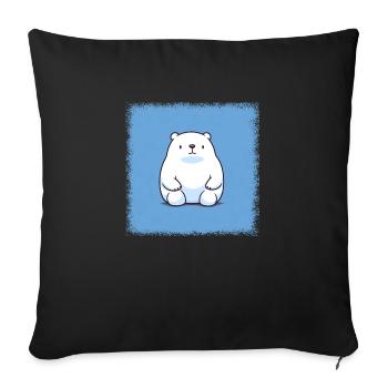 coffee cup birthday gift north pole present - Sofakissenbezug 45 x 45 cm - Schwarz - Vorne