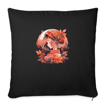 Koko - Sofa pillowcase 17,3'' x 17,3'' (45 x 45 cm) - black - Front