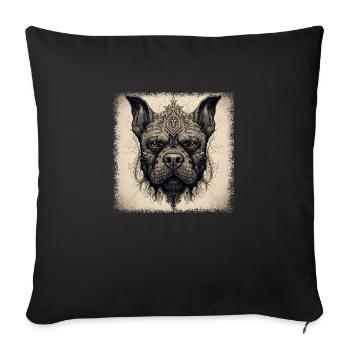 Funny Quote Beagle Dog Gift Dog Friendly Lover - Sofa pillowcase 17,3'' x 17,3'' (45 x 45 cm) - black - Front