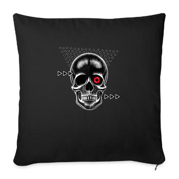 skull - Sofakissenbezug 45 x 45 cm - Schwarz - Vorne