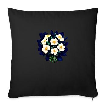 Garden Gift Flower Hobby Gardener Gardener Flowers - Sofa pillowcase 17,3'' x 17,3'' (45 x 45 cm) - black - Front