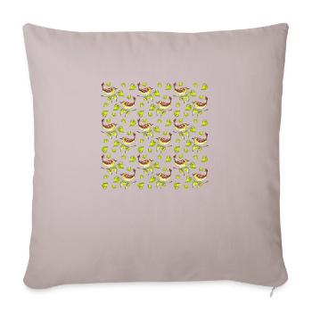 Bird - Sofa pillowcase 17,3'' x 17,3'' (45 x 45 cm) - light taupe - Front