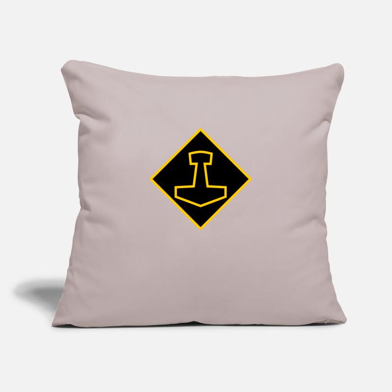 Mjölnir Housse de coussin décorative 45 x 45 cm