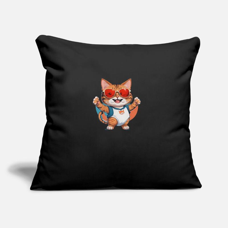 Mignon bébé chat Housse de coussin décorative 45 x 45 cm