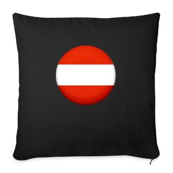 Austria Emblem - Sofakissenbezug 45 x 45 cm - Schwarz - Vorne