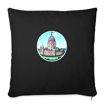 Turkish architecture - Sofa pillowcase 17,3'' x 17,3'' (45 x 45 cm) - black - Front