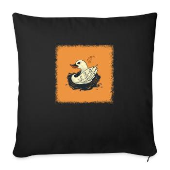 Statement Hunting Awesome Birthday Gift 4x4 - Sofa pillowcase 17,3'' x 17,3'' (45 x 45 cm) - black - Front