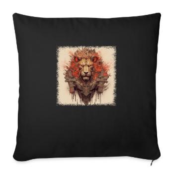 god statement joke geek background king - Sofakissenbezug 45 x 45 cm - Schwarz - Vorne
