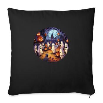 Halloween Party - Sofakissenbezug 45 x 45 cm - Schwarz - Vorne