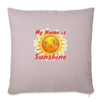 Sayings - Sofa pillowcase 17,3'' x 17,3'' (45 x 45 cm) - light taupe - Front