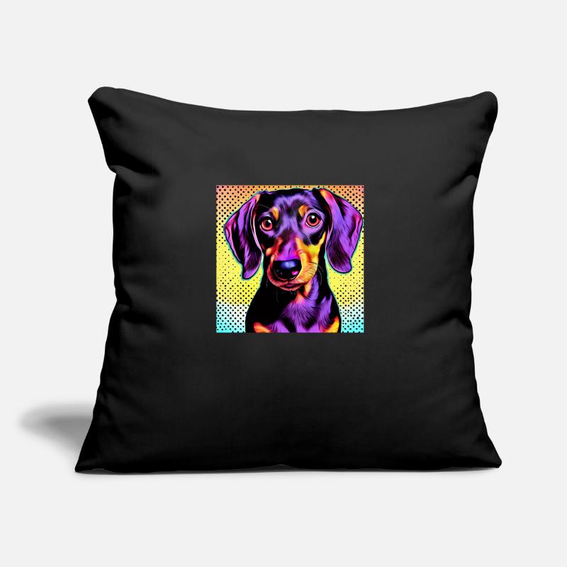 Dachshund Pop Art Sofa pillowcase 17,3'' x 17,3'' (45 x 45 cm)