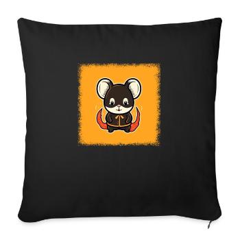 birthday present idea cool will be okay - Sofakissenbezug 45 x 45 cm - Schwarz - Vorne