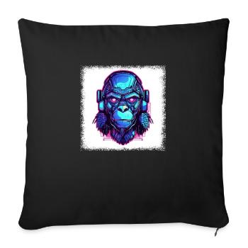 birthday present present idea cool bday humor - Sofa pillowcase 17,3'' x 17,3'' (45 x 45 cm) - black - Front
