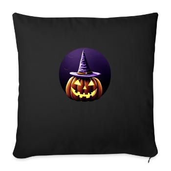 Halloween Gift Pumpkin Costume Pumpkin Costume - Sofa pillowcase 17,3'' x 17,3'' (45 x 45 cm) - black - Front