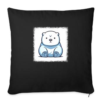 birthday present idea funny feminist concern - Sofa pillowcase 17,3'' x 17,3'' (45 x 45 cm) - black - Front
