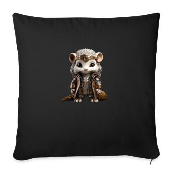 Miss Spike - Sofa pillowcase 17,3'' x 17,3'' (45 x 45 cm) - black - Front